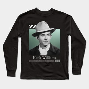 Hank Williams Long Sleeve T-Shirt